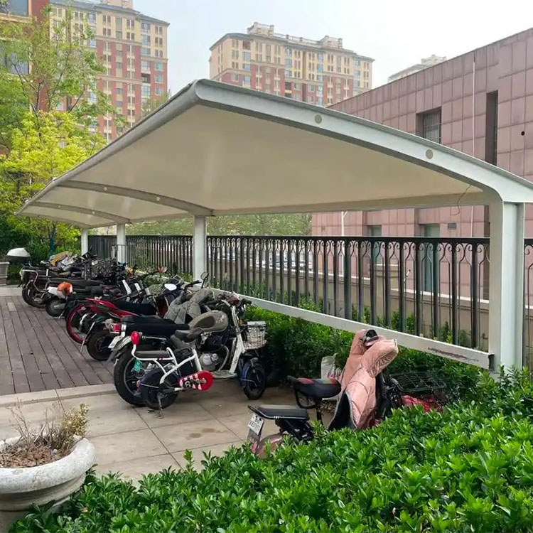 临汾膜结构电动车棚